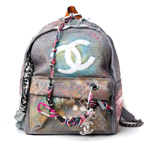 backpack chanel graffiti replica